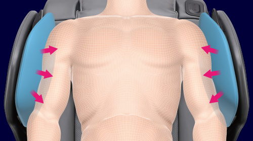 フジ医療器 マッサージチェア 肩ぐうエアーマッサージ