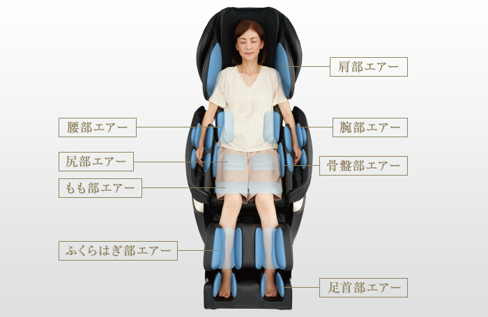 フジ医療器 マッサージチェア AS-2100 エアーバッグ